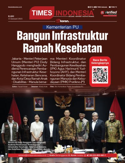 Edisi Rabu, 15 Januari 2025: E-Koran, Bacaan Positif Masyarakat 5.0