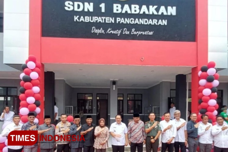 Bupati Pangandaran Resmikan Gedung Baru SDN 1 Babakan