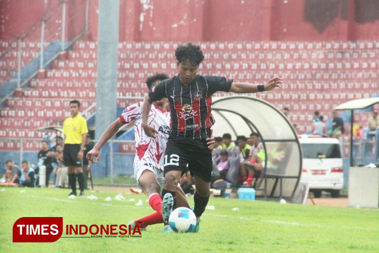 Salah satu pertandingan Inter Kediri (FOTO: yobby/TIMES Indonesia)