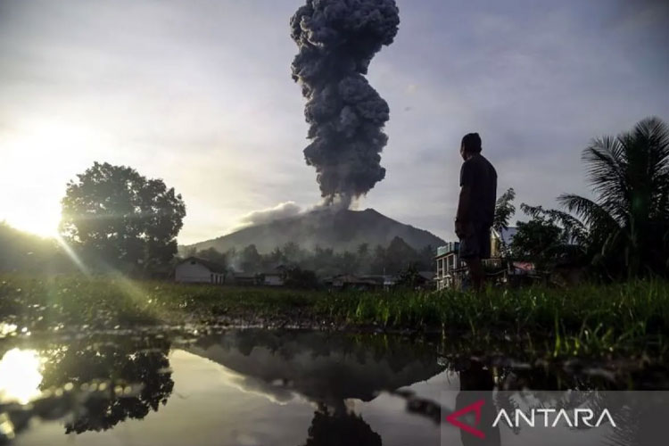 Erupsi Gunung Ibu, BNPB Estimasi 3.000 Jiwa Warga Harus Dievakuasi