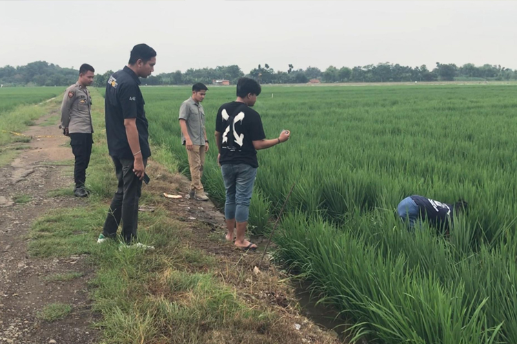 Olah TKP Penemuan Mayat Pria Bersimbah Darah, Polres Majalengka Temukan Ini