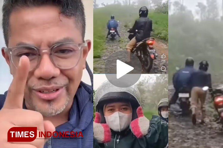 Viral! Guru Probolinggo Lewati Jalan Tak Layak, Gus Haris Janji Kunjungi Sekolah