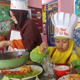 Asyiknya Chef Cilik TK Aisyiyah 2 Banyuwangi Masak Bareng Bersama Orang Tua