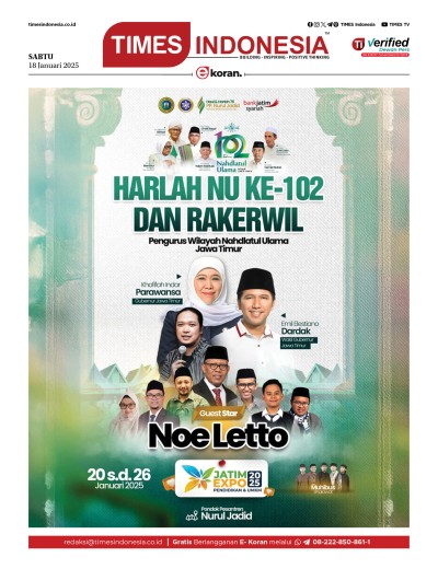 Edisi Sabtu, 18 Januari 2025: E-Koran, Bacaan Positif Masyarakat 5.0
