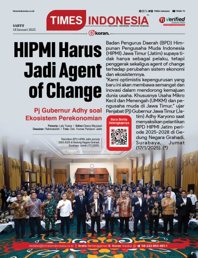 Edisi Sabtu, 18 Januari 2025: E-Koran, Bacaan Positif Masyarakat 5.0