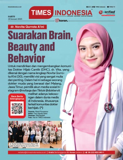 Edisi Sabtu, 18 Januari 2025: E-Koran, Bacaan Positif Masyarakat 5.0