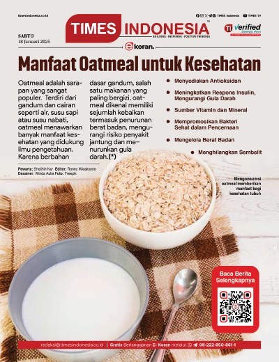 Edisi Sabtu, 18 Januari 2025: E-Koran, Bacaan Positif Masyarakat 5.0