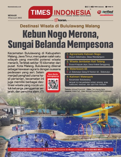 	Edisi Minggu, 19 Januari 2025: E-Koran, Bacaan Positif Masyarakat 5.0