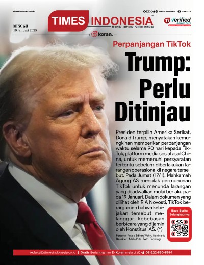 	Edisi Minggu, 19 Januari 2025: E-Koran, Bacaan Positif Masyarakat 5.0