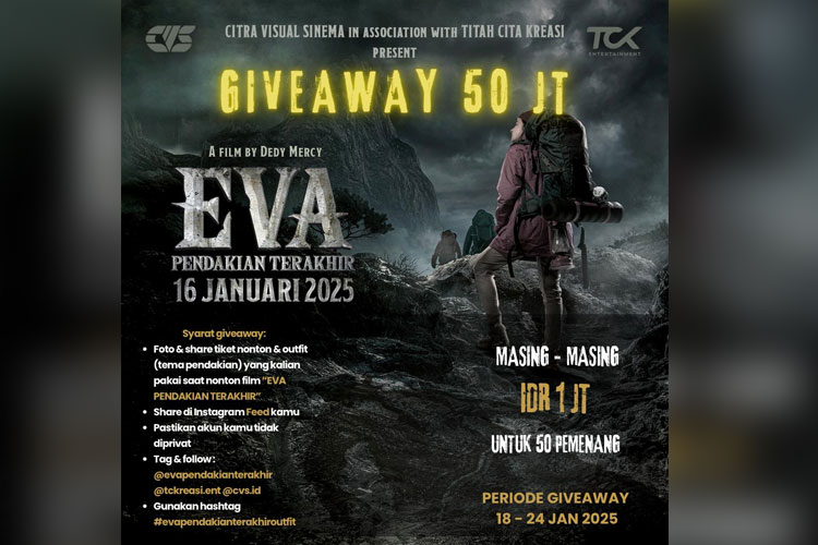 Penonton Antusias, Rating Film 'Eva: Pendakian Terakhir' Ungguli Film Hollywood