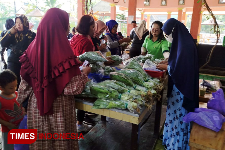 Pasar Potensial Sayur Organik, Festival Suwiri Sayur Kota Madiun Ramai Pengunjung