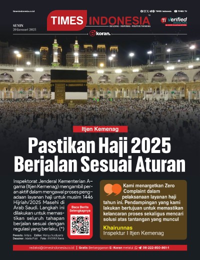 Edisi Senin, 20 Januari 2025: E-Koran, Bacaan Positif Masyarakat 5.0