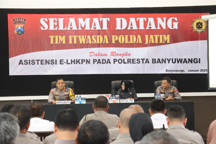 100 Persen Transparan, Seluruh Personel Polresta Banyuwangi Laporkan Harta Kekayaan