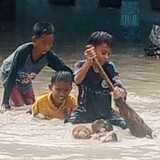 Banjir di Pemalang Melanda Dua Desa, Warga Mulai Mengungsi