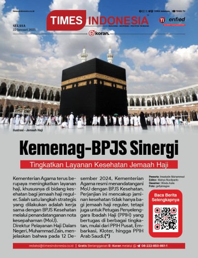 Edisi Rabu, 22 Januari 2025: E-Koran, Bacaan Positif Masyarakat 5.0