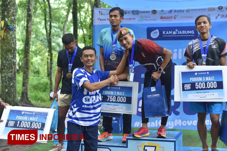 Kegiatan JABMilk Fun Trail Run. (FOTO: AJP TIMES Indonesia)