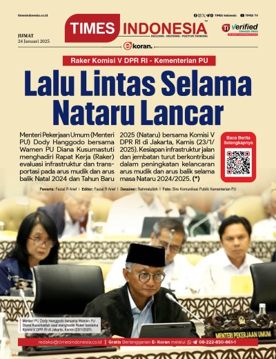 	Edisi Jumat, 24 Januari 2025: E-Koran, Bacaan Positif Masyarakat 5.0