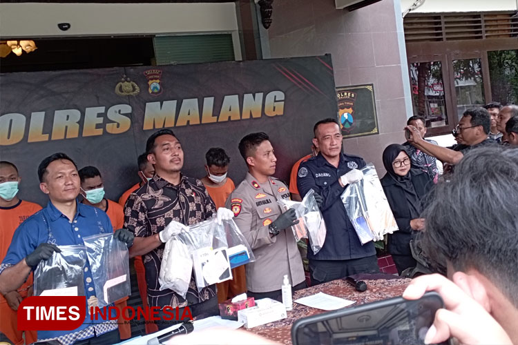 Sebulan Polres Malang Ungkap 6 Kasus Curanmor, 2 Tersangka Pelaku Di Bawah Umur