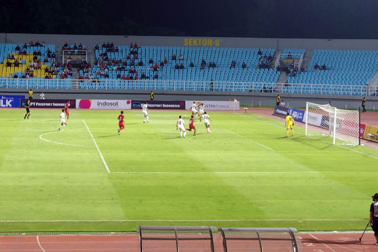 Mandiri U20 Challenge Series 2025, Babak Pertama Timnas Indonesia U-20 Ketinggalan 0-1 dari Jordania