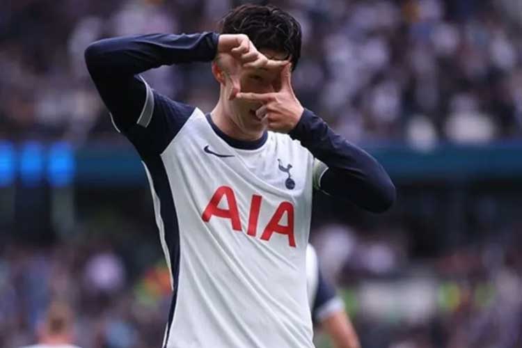 Kapten Tottenham Hotspur, Son Heung-min, mencetak dua gol dalam kemenangan 3-2 timnya atas Hoffenheim. (Foto: Antara)