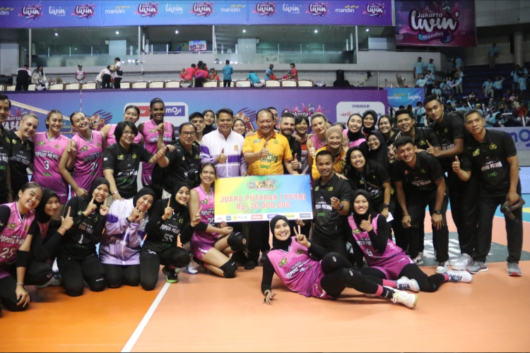 PLN Mobile Proliga 2025, Popsivo Polwan Juara Putaran Pertama Setelah Kalahkan Electric PLN 3-0