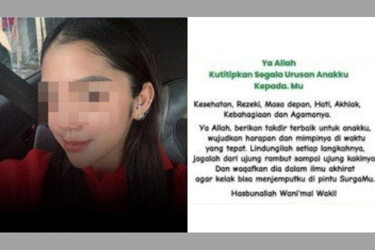 Uswatun Khasanah (kiri) dan Pesan Haru Korban (Kanan) sebelum ditemukan tewas dalam koper di Kabupaten Ngawi. (Foto: istimewa)