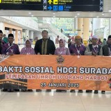 Bikers Berhati Mulia, HDCI Jatim Berangkatkan 10 Marbot Tunaikan Ibadah Umrah