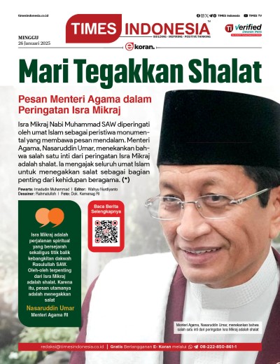 	Edisi Minggu, 26 Januari 2024: E-Koran, Bacaan Positif Masyarakat 5.0