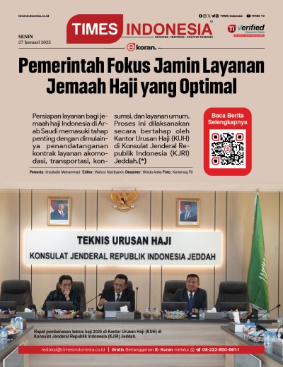 Edisi Senin, 27 Januari 2025: E-Koran, Bacaan Positif Masyarakat 5.0