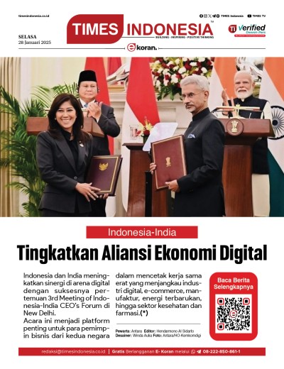 	Edisi Selasa, 28 Januari 2025: E-Koran, Bacaan Positif Masyarakat 5.0