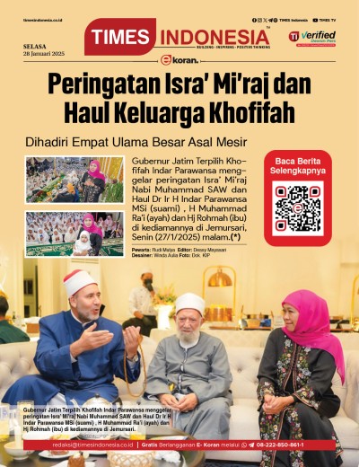 	Edisi Selasa, 28 Januari 2025: E-Koran, Bacaan Positif Masyarakat 5.0