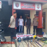 Sarang Geng Motor di Majalengka Digerebek Polisi, Ditemukan Senjata Tajam