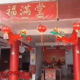 Sambut Imlek 2025: Vihara Avalokitesvara Kota Tasikmalaya Berhias Ornamen Lampion Merah Menyala