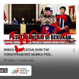 CEK FAKTA: Hoaks, PSSI Dibubarkan karena Memecat Shin Tae-yong