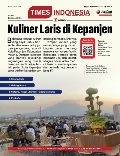 Edisi Rabu, 29 Januari 2025: E-Koran, Bacaan Positif Masyarakat 5.0