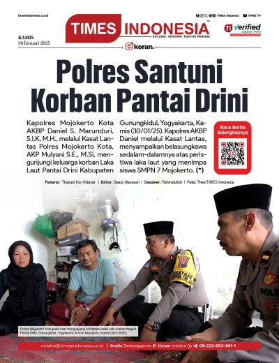 	Edisi Kamis, 30 Januari 2025: E-Koran, Bacaan Positif Masyarakat 5.0