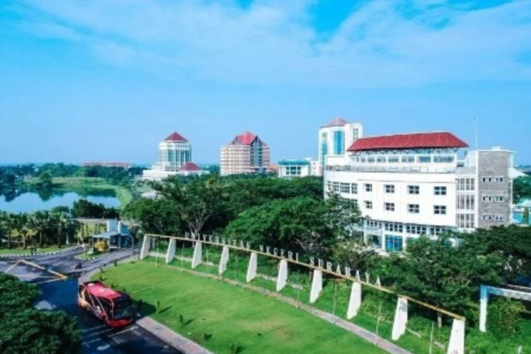 Gedung perkuliahan Unesa. (FOTO: Humas Unesa)