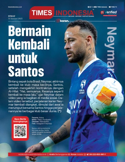 Edisi Jumat, 31 Januari 2025: E-Koran, Bacaan Positif Masyarakat 5.0