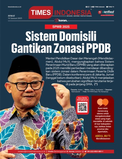 Edisi Jumat, 31 Januari 2025: E-Koran, Bacaan Positif Masyarakat 5.0