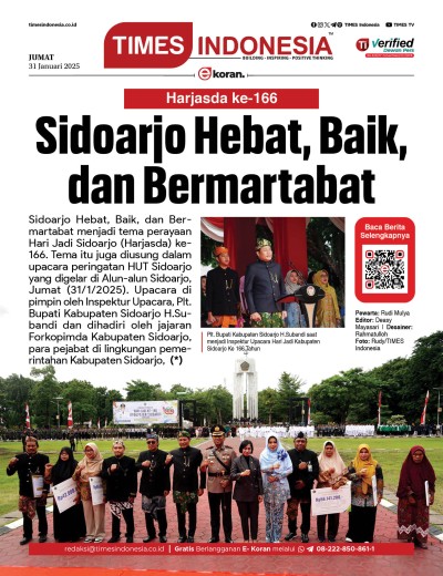 Edisi Jumat, 31 Januari 2025: E-Koran, Bacaan Positif Masyarakat 5.0