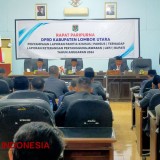 Pansus LKPJ 2024 Sampaikan Sembilan Catatan di Paripurna DPRD KLU