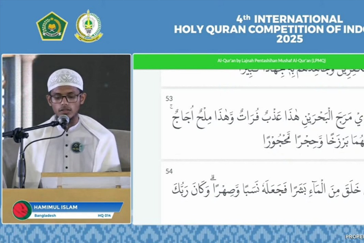 Peserta MTQ Internasional Kagumi Sistem Pembinaan Al-Qur'an di Indonesia