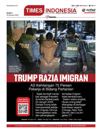 Edisi Jumat, 31 Januari 2025: E-Koran, Bacaan Positif Masyarakat 5.0