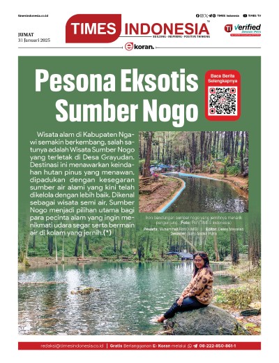 Edisi Jumat, 31 Januari 2025: E-Koran, Bacaan Positif Masyarakat 5.0