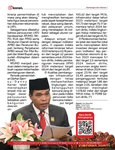 Edisi Sabtu, 1 Februari 2025: E-Koran, Bacaan Positif Masyarakat 5.0