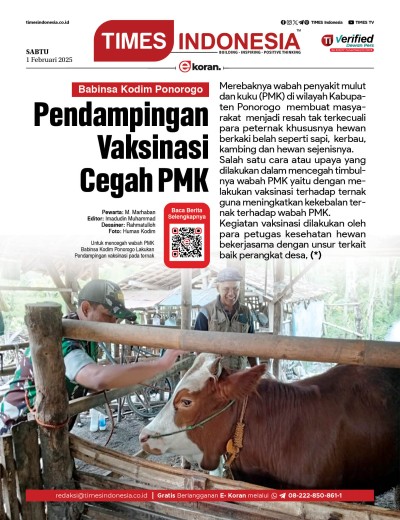 Edisi Sabtu, 1 Februari 2025: E-Koran, Bacaan Positif Masyarakat 5.0