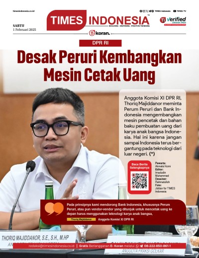 Edisi Sabtu, 1 Februari 2025: E-Koran, Bacaan Positif Masyarakat 5.0