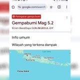 Gempa Bumi Magnitudo 5,2 Guncang Gunungkidul, Warga Berhamburan Keluar Rumah