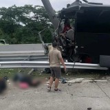 Breaking News! Kecelakaan Tunggal Bus di Tol Pandaan-Malang, Dua Tewas Diduga Pelajar