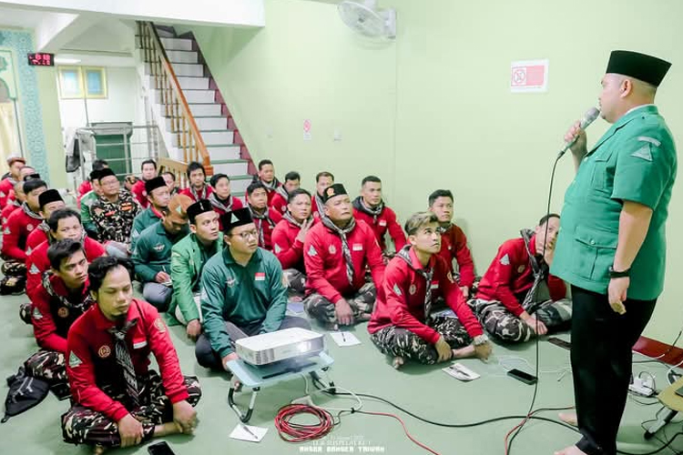 Pimpinan Cabang GP Ansor dan Satkorcab Banser Taiwan menyelenggarakan Latihan Instruktur (LI) dan Kursus Pelatih (Suspelat) Banser untuk pertama kalinya. (Foto: dok TIN)